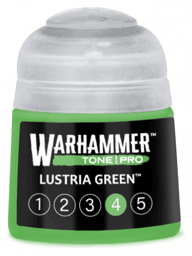 Farba bazowa Warhammer Tone Pro (Lustria Green 4) - soczyście zielony