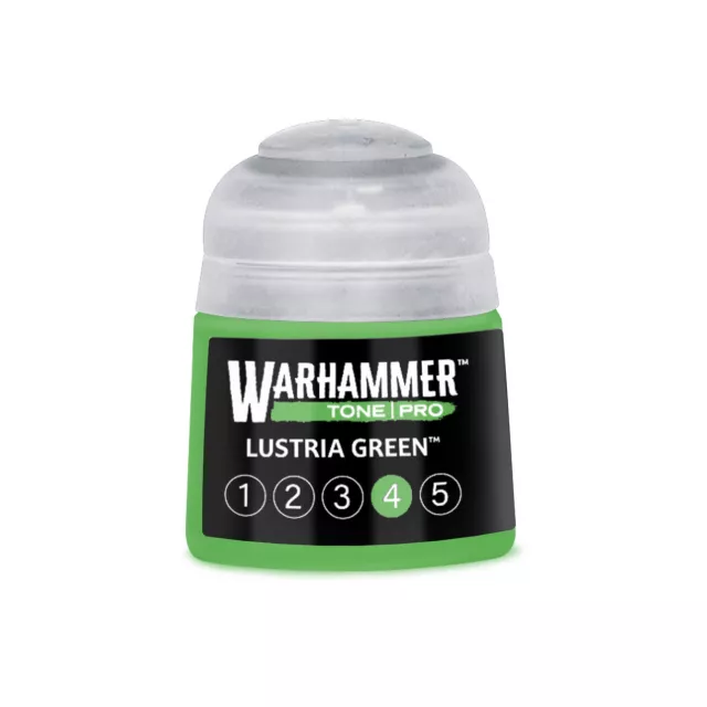 Farba bazowa Warhammer Tone Pro (Lustria Green 4) - soczyście zielony - Warhammer Colour