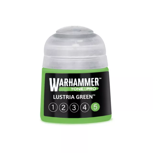 Farba bazowa Warhammer Tone Pro (Lustria Green 5) - soczyście zielony - Warhammer Colour