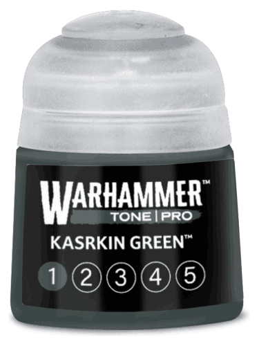 Farba bazowa Warhammer Tone Pro (Kasrkin Green 1) - zielony