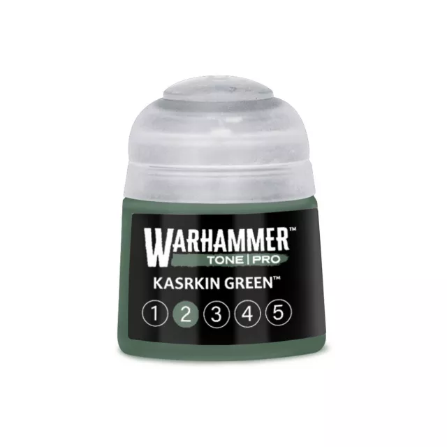 Farba bazowa Warhammer Tone Pro (Kasrkin Green 2) - zielony - Warhammer Colour