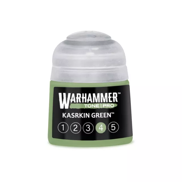Farba bazowa Warhammer Tone Pro (Kasrkin Green 4) - zielony - Warhammer Colour