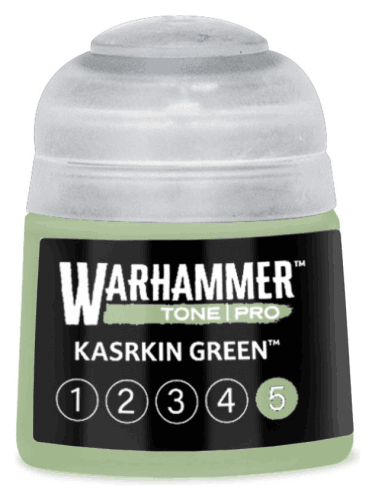 Farba bazowa Warhammer Tone Pro (Kasrkin Green 5) - zielony