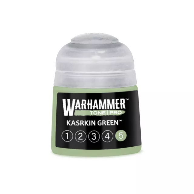 Farba bazowa Warhammer Tone Pro (Kasrkin Green 5) - zielony - Warhammer Colour