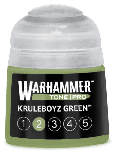 Farba bazowa Warhammer Tone Pro (Kruleboyz Green 2) - zielony