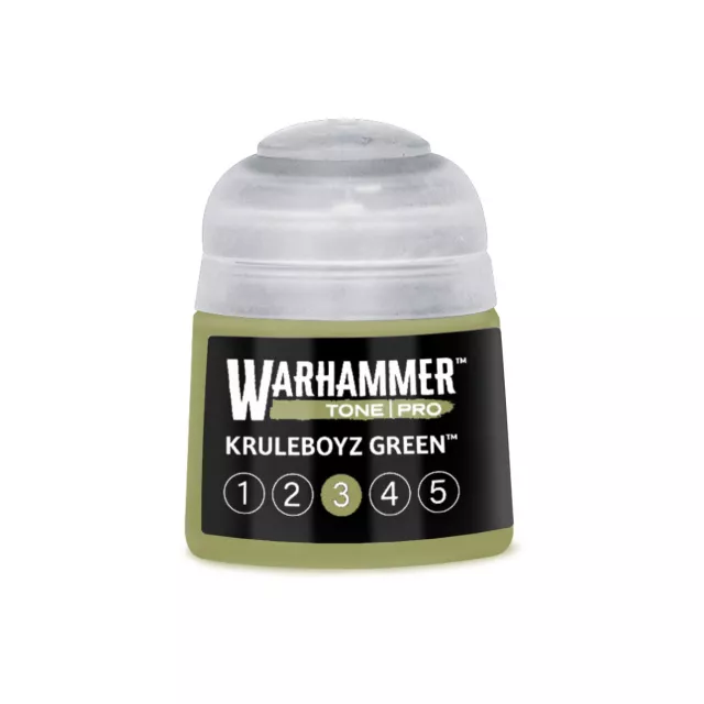 Farba bazowa Warhammer Tone Pro (Kruleboyz Green 3) - zielony - Warhammer Colour