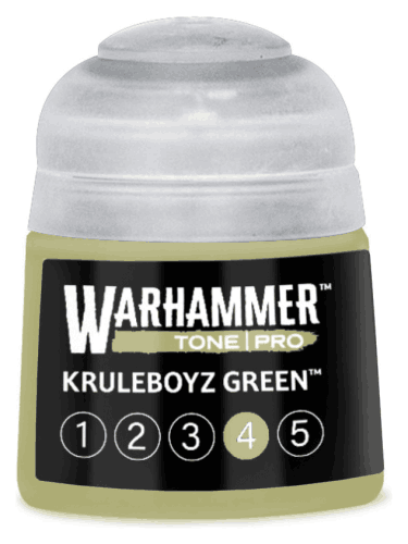 Farba bazowa Warhammer Tone Pro (Kruleboyz Green 4) - zielony