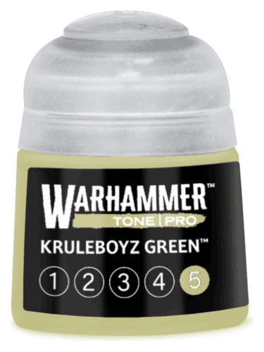 Farba bazowa Warhammer Tone Pro (Kruleboyz Green 5) - zielony