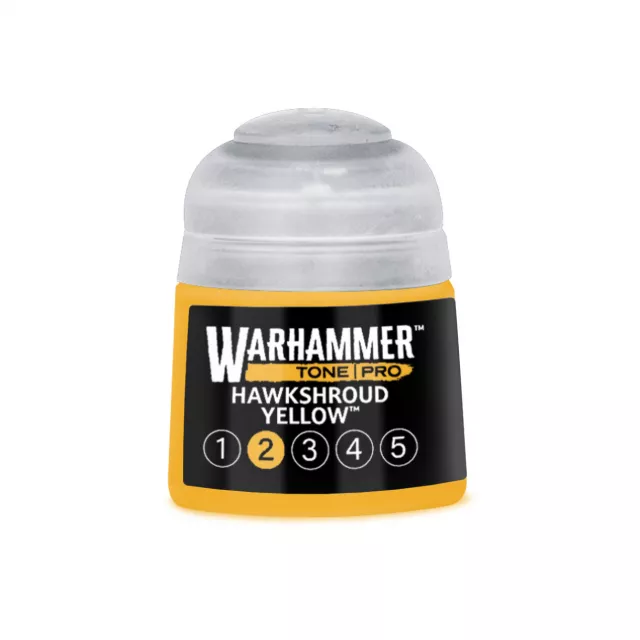 Farba bazowa Warhammer Tone Pro (Hawkshroud Yellow 2) - żółty - Warhammer Colour