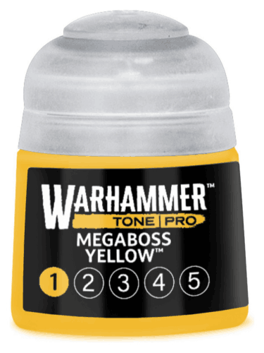Farba bazowa Warhammer Tone Pro (Megaboss Yellow 1) - żółty