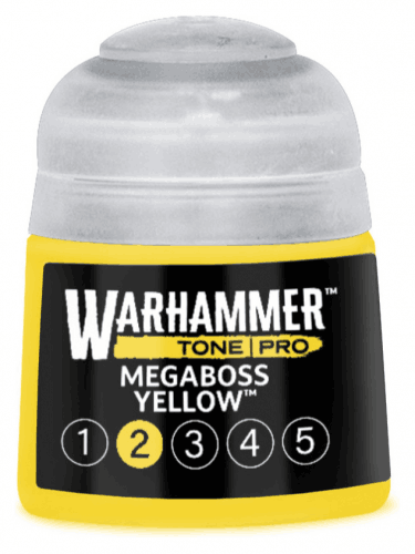 Farba bazowa Warhammer Tone Pro (Megaboss Yellow 2) - żółty