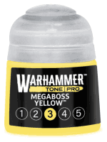 Farba bazowa Warhammer Tone Pro (Megaboss Yellow 3) - żółty