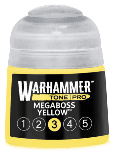 Farba bazowa Warhammer Tone Pro (Megaboss Yellow 3) - żółty