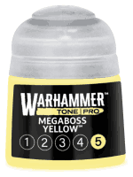 Farba bazowa Warhammer Tone Pro (Megaboss Yellow 5) - żółty