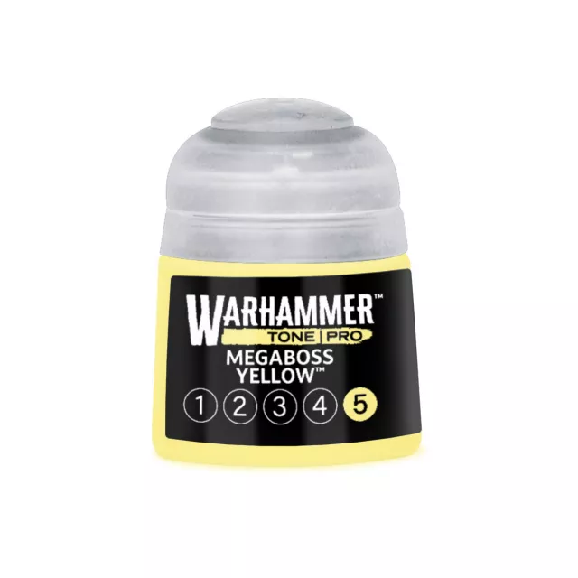 Farba bazowa Warhammer Tone Pro (Megaboss Yellow 5) - żółty - Warhammer Colour