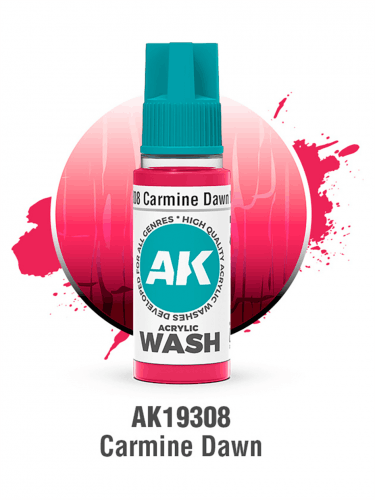 AK Wash (Carmine Dawn) - farba cieniująca, karminowa