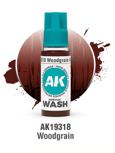 AK Wash (Woodgrain) - farba cieniująca, motyw drewna