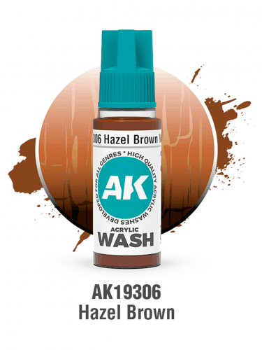 AK Wash (Hazel Brown) - farba cieniująca, orzechowy brąz