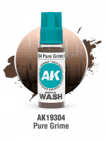 AK Wash (Pure Grime) - farba cieniująca, brudny brązowo-szary
