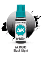 AK Wash (Black Night) - farba cieniująca, głęboka czerń