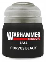 Warhammer Colour Base Paint (Corvus Black) - czarny