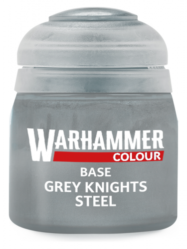 Warhammer Colour Base Paint (Grey Knights Steel) - szary