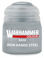 Warhammer Colour Base Paint (Iron Hands Steel) - szary