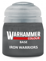 Farba Warhammer Colour Base Paint (Iron Warriors) - szary