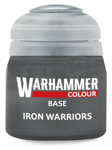 Farba Warhammer Colour Base Paint (Iron Warriors) - szary