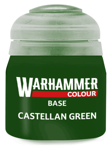 Warhammer Colour Base Paint (Castellan Green) - zielony