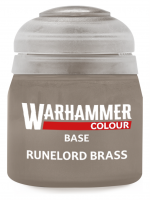 Warhammer Colour Base Paint (Runelord Brass) - miedziany