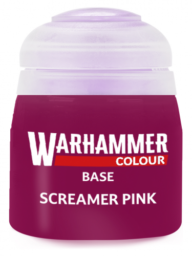 Warhammer Colour Base Paint (Screamer Pink) - różowy