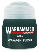Warhammer Colour Base Paint (Waaagh! Flesh) - zielony