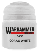 Warhammer Colour Base Paint (Corax White) - biały
