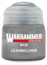 Warhammer Colour Base Paint (Leadbelcher) - srebrny
