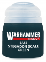 Warhammer Colour Base Paint (Stegadon Scale Green) - zielony