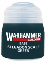 Warhammer Colour Base Paint (Stegadon Scale Green) - zielony