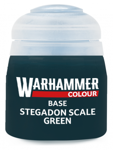 Warhammer Colour Base Paint (Stegadon Scale Green) - zielony