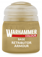 Warhammer Colour Base Paint (Retributor Armour) - złoto-brązowy