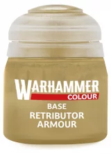 Warhammer Colour Base Paint (Retributor Armour) - złoto-brązowy