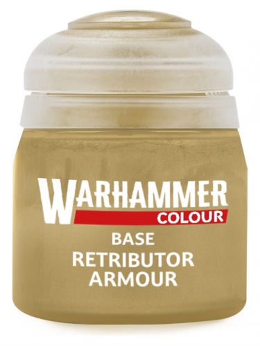 Warhammer Colour Base Paint (Retributor Armour) - złoto-brązowy
