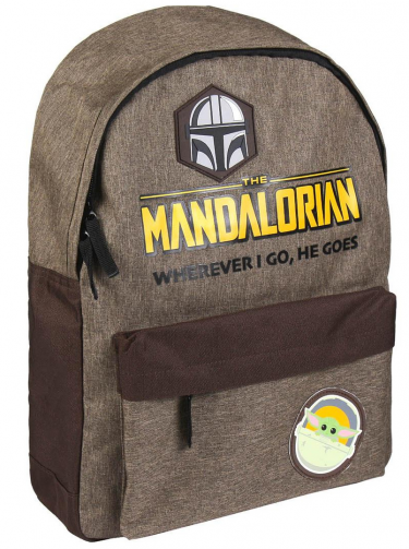 Plecak Star Wars: The Mandalorian - Wherever I Go, He Goes