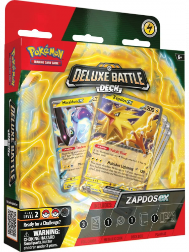 Gra karciana Pokémon TCG - Deluxe Battle Deck Zapdos ex