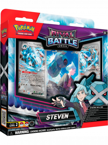 Gra karciana Pokémon TCG - Rival Battle Deck Steven