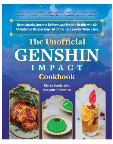 Książka kucharska Genshin Impact - The Unofficial Genshin Impact Cookbook ENG