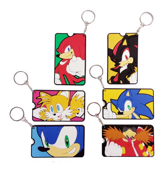 Brelok Sonic the Hedgehog - Gacha Bag Tags (losowy wybór)