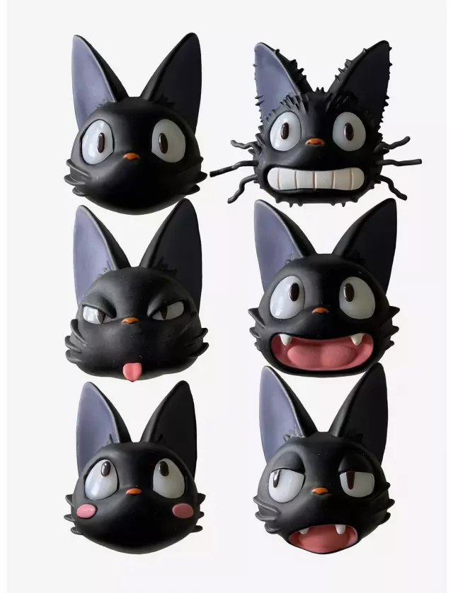 Magnes Ghibli (Kiki's Delivery Service) - Jiji Face Blind Box (losowy wybór) - Magnesy