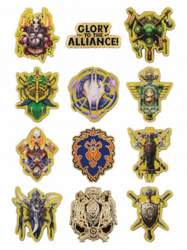 Przypinka World of Warcraft - Alliance (losowy wybór)