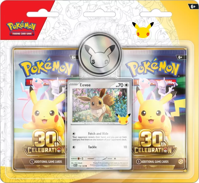 Gra karciana Pokémon TCG: 30th Celebration - 2-Pack Blister - Kolekcjonerska gra karciana TCG