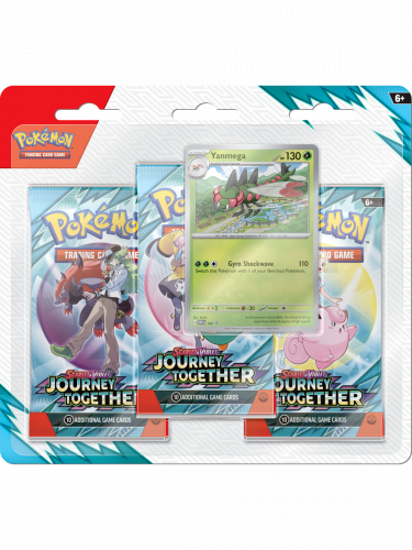 Gra karciane Pokémon TCG: Scarlet & Violet - Journey Together 3-Pack Blister booster (Yanmega)